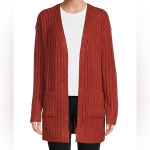 Lace Up Cardigan Sweater